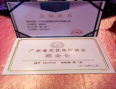 廣東天花吊頂協(xié)會(huì )副會(huì )長(cháng)
