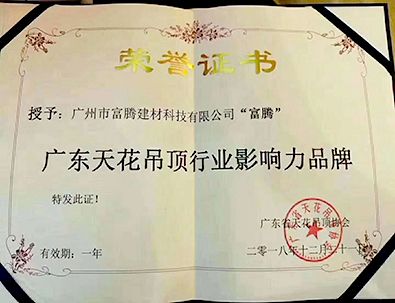 廣東天花吊頂行業(yè)影響力品牌